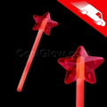 Glow Star Wand Red